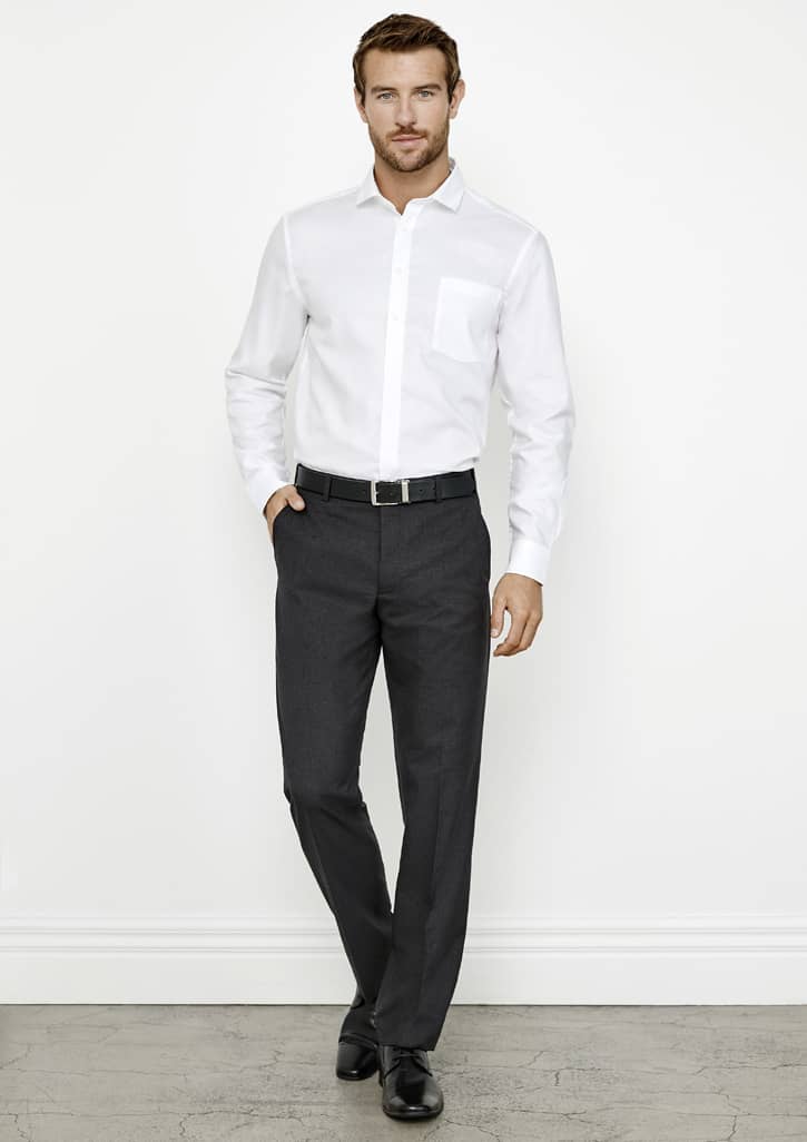 BIZ's Mens Classic Flat Front Pant - BS29210