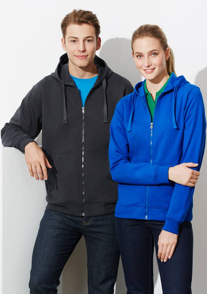 BIZ's Mens Crew Zip Hoodie - SW762M