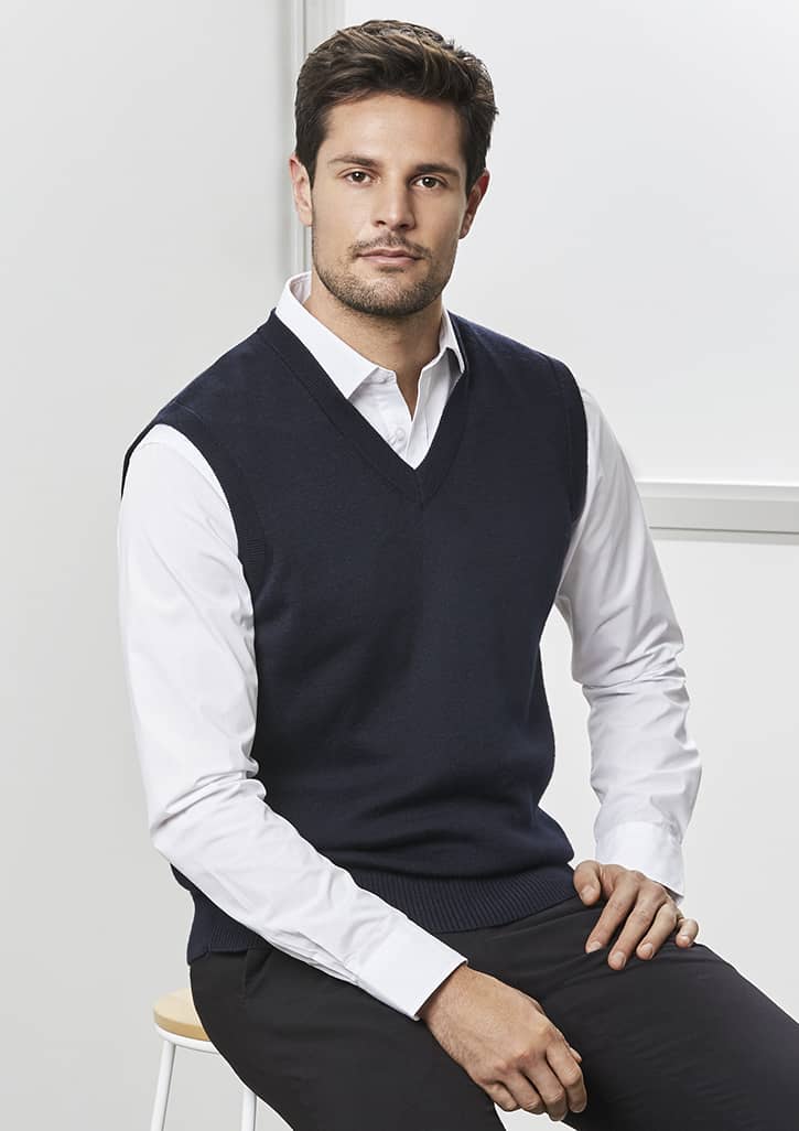 BIZ's Mens Woolmix Vest - WV6007