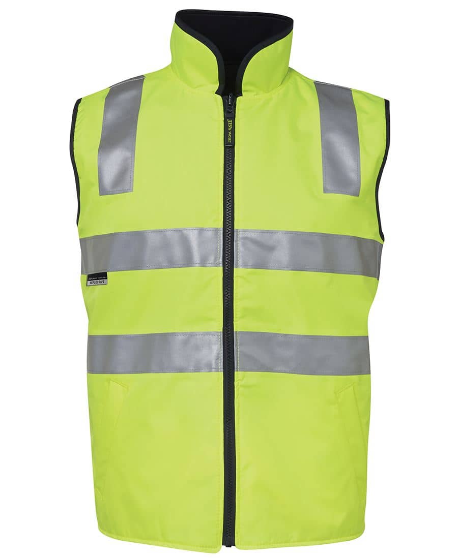 Jb's Wear Hi Vis (D+N) Reversible Vest - 6D4RV - Image 5