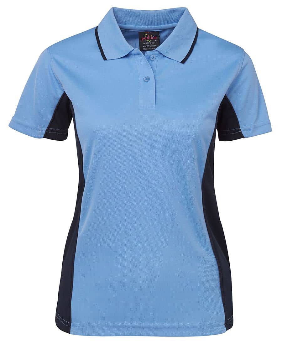 JB's Ladies Contrast Polo - 7LPP - Image 2